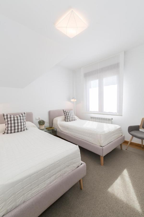 Apartamento Boutique Con Terraza Y Vistas Al Mar. Porto Vilanova Villanueva De Arosa Bagian luar foto