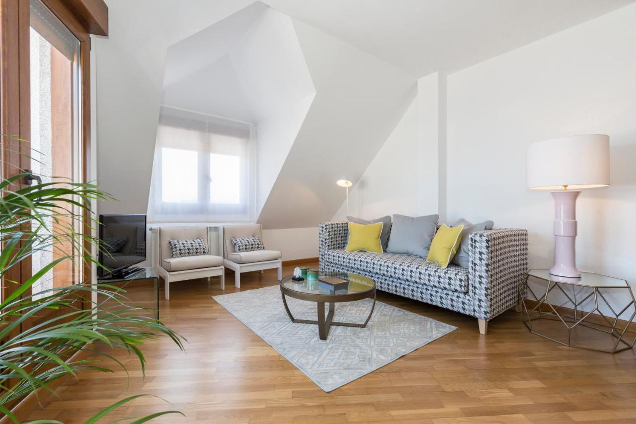 Apartamento Boutique Con Terraza Y Vistas Al Mar. Porto Vilanova Villanueva De Arosa Bagian luar foto