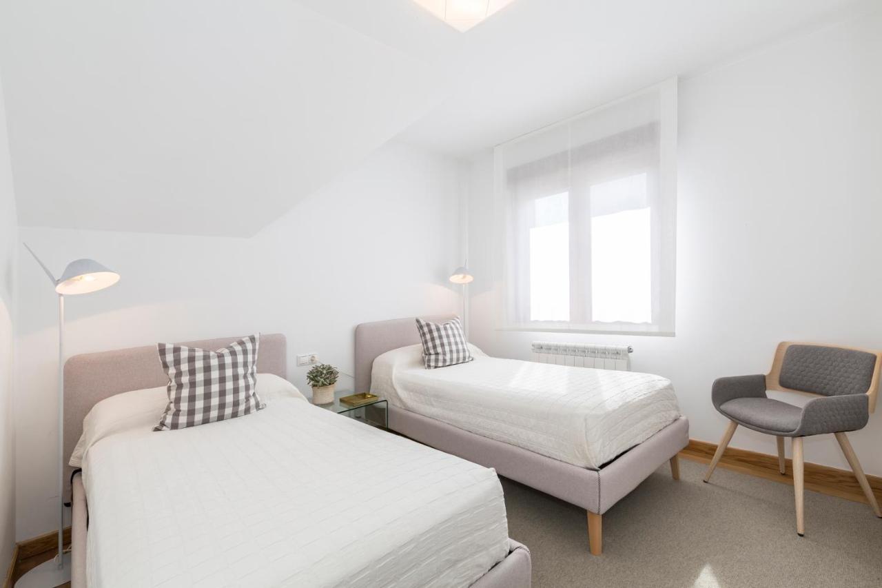 Apartamento Boutique Con Terraza Y Vistas Al Mar. Porto Vilanova Villanueva De Arosa Bagian luar foto